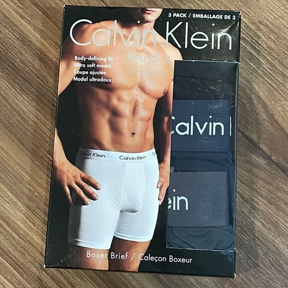NWT CALVIN KLEIN Boxer Briefs - 3 Pack Size Small Waist 28 - 30 - Picture 4 of 7